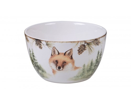 Салатник Certified Intl "Заповедный лес, Лиса" 14 см