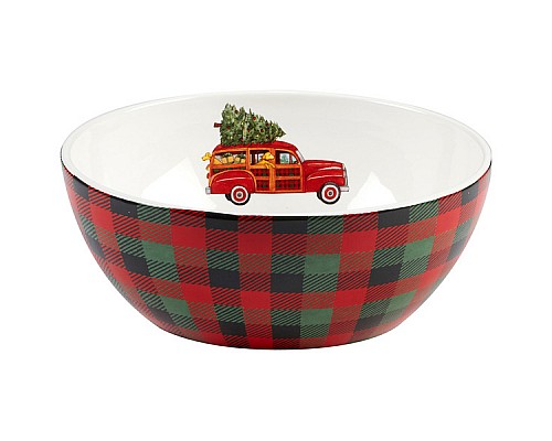 Чаша глубокая Certified Intl "Домой на Рождество" 25см