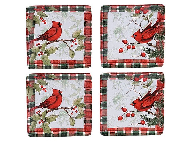 Тарелка закусочная Certified Intl "Зимние заметки" 15см