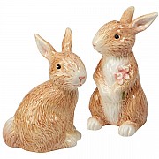 Набор соль и перец Certified Intl "Пятнистый заяц"