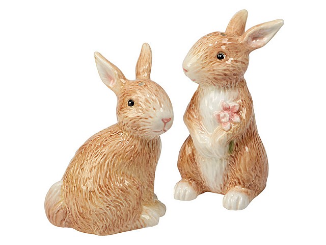 Набор соль и перец Certified Intl "Пятнистый заяц" Набор соль и перец Certified Intl "Пятнистый заяц"