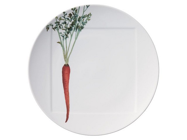 Тарелка обеденная Noritake Овощной букет Морковка 27см