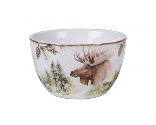 Салатник Certified Intl "Заповедный лес, Лось" 14 см