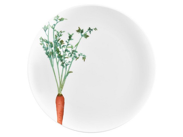 Тарелка закусочная Noritake Овощной букет Морковка 24см