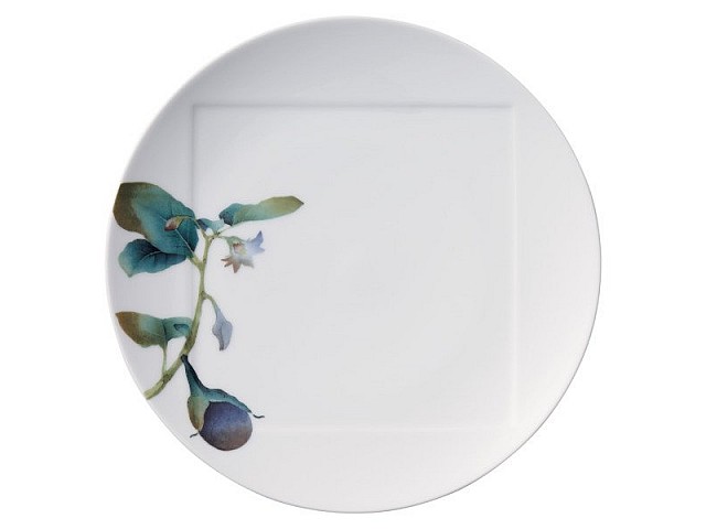 Тарелка обеденная Noritake Овощной букет Баклажан 27см