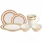 Сервиз столовый Lenox Комо (золотой) на 6 персон 30 предметов