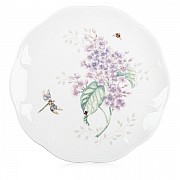 Тарелка акцентная 23 см Lenox Бабочки на лугу Стрекоза с сиренью