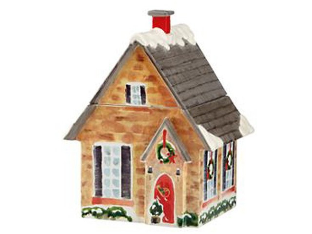 Банка для печенья 26см Lenox Праздничный дом, Новогодние праздники
