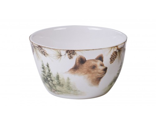 Салатник Certified Intl "Заповедный лес, Медведь" 14 см
