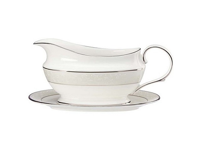 Соусник с подставкой 470мл Lenox Чистый опал