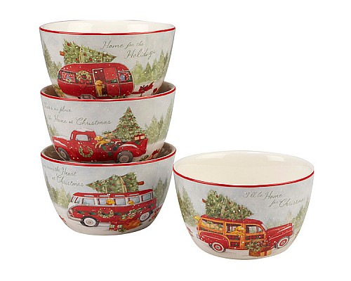 Салатник индивидуальный Certified Intl "Домой на Рождество" 13 см
