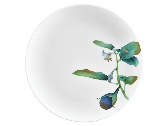 Тарелка закусочная Noritake Овощной букет Баклажан 24см
