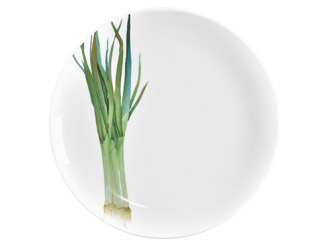 Тарелка закусочная Noritake Овощной букет Зеленый лук 24м