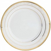 Тарелка закусочная 21см Noritake Хэмпшир, золотой кант