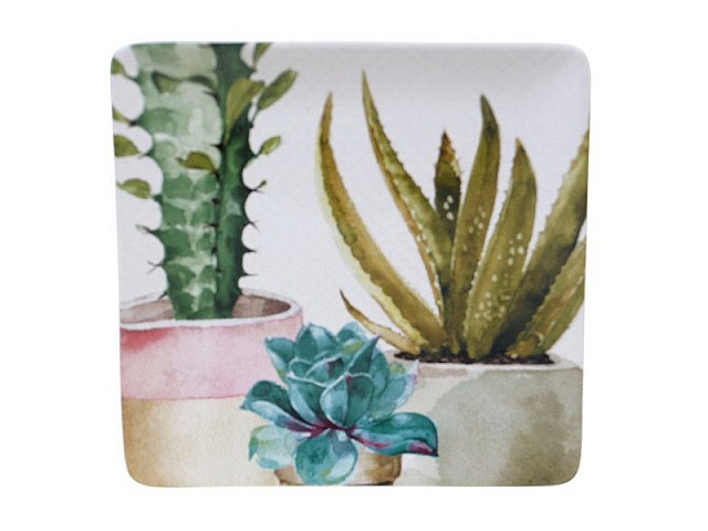 Тарелка обеденная Certified Intl "Кактусы" 27 см