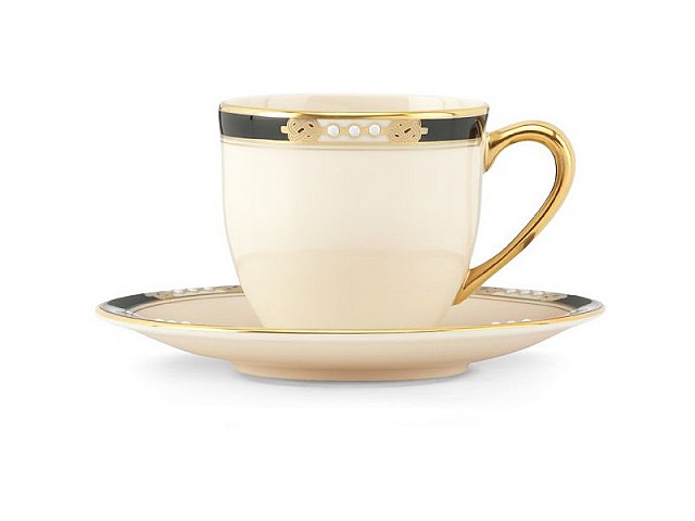 Чашка кофейная с блюдцем 90мл Подлинные ценности