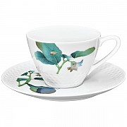 Чашка с блюдцем Овощной букет Баклажан Noritake 210 мл