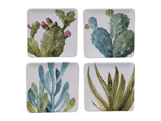 Тарелка закусочная Certified Intl "Кактусы" 22 см