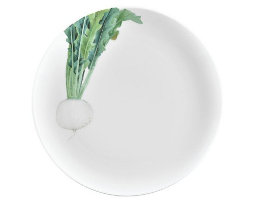 Тарелка закусочная Noritake Овощной букет Редька 24см