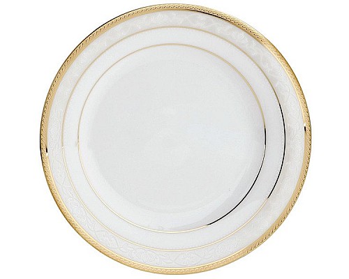 Тарелка обеденная 27см Noritake Хэмпшир, золотой кант