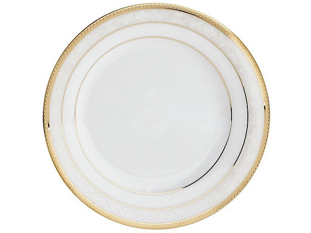 Тарелка обеденная 27см Noritake Хэмпшир, золотой кант Тарелка обеденная 27см Noritake Хэмпшир, золотой кант