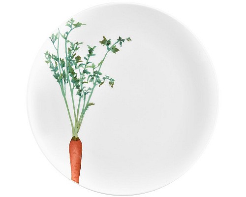 Тарелка закусочная 24 см Noritake Овощной букет Морковка