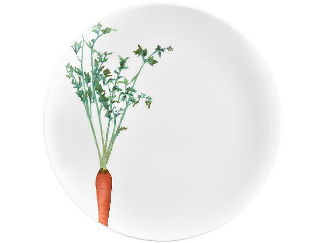 Тарелка закусочная 24 см Noritake Овощной букет Морковка