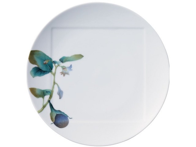 Тарелка обеденная 27 см Noritake Овощной букет Баклажан