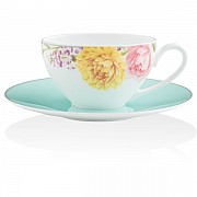 Чашка чайная с блюдцем Noritake Пикник в саду 250 мл