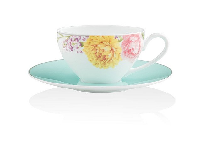 Чашка чайная с блюдцем Noritake Пикник в саду 250 мл