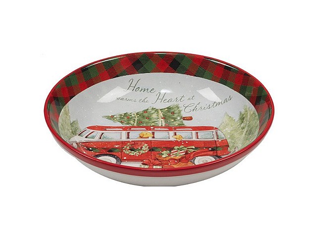 Салатник Certified Intl "Домой на Рождество" 34см