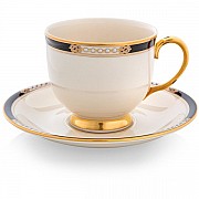 Чашка чайная с блюдцем 210мл Подлинные ценности