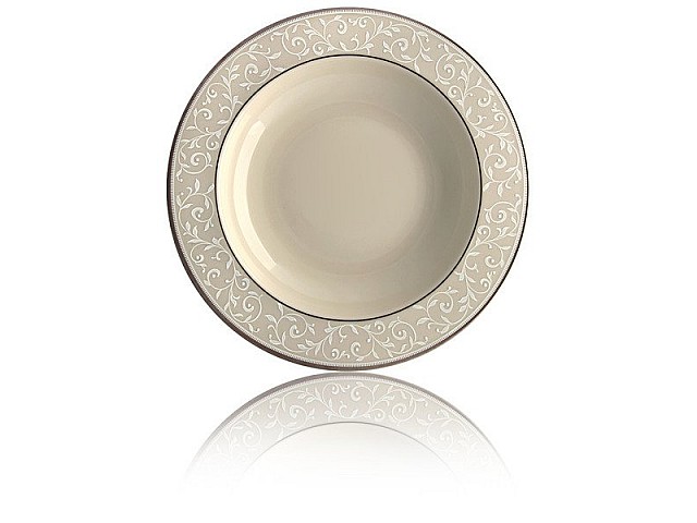 Тарелка суповая 23 см Lenox Чистый жемчуг