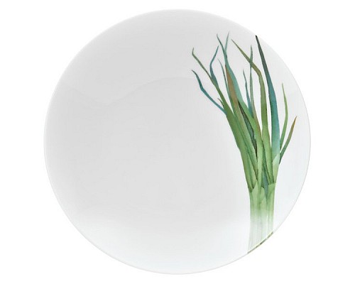 Тарелка для пасты Noritake Овощной букет Зеленый лук 23 см