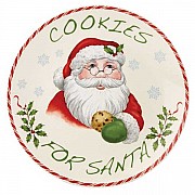 Тарелка 23 см Печенье для Деда Мороза Lenox Серия Новогодняя