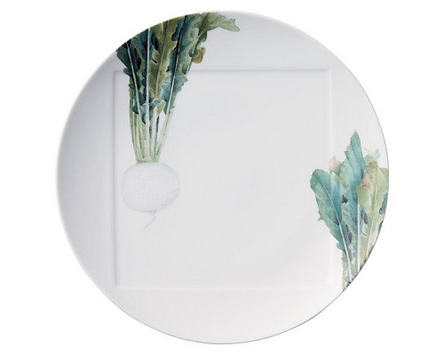 Тарелка обеденная Noritake Овощной букет Редька 27см