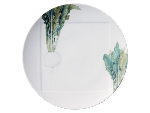 Тарелка обеденная Noritake Овощной букет Редька 27см