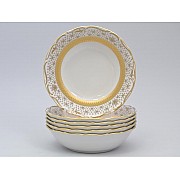 Набор салатников 16 см Мария Луиза Лилия Белая Carlsbad 6 шт