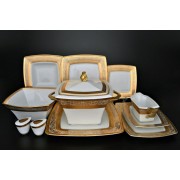 Столовый сервиз Соната Белая Carlsbad на 6 персон 27 предметов