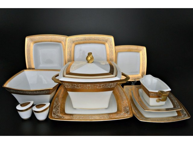 Столовый сервиз Соната Белая Carlsbad на 6 персон 27 предметов