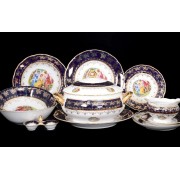 Столовый сервиз Офелия Мадонна Кобальт MZ на 6 персон 27 предметов