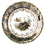 Набор тарелок 19 см Фредерика Охота Зеленая Carlsbad 6 шт