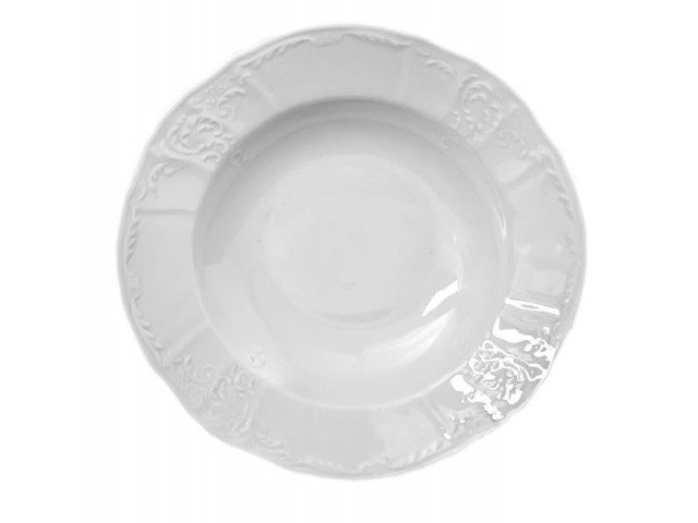 Набор тарелок глубоких 23 см Бернадотт 0000 Недекорированный 6 шт