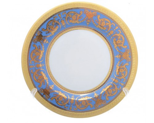 Набор тарелок 21 см Falkenporzellan Imperial Blue Gold 6 шт