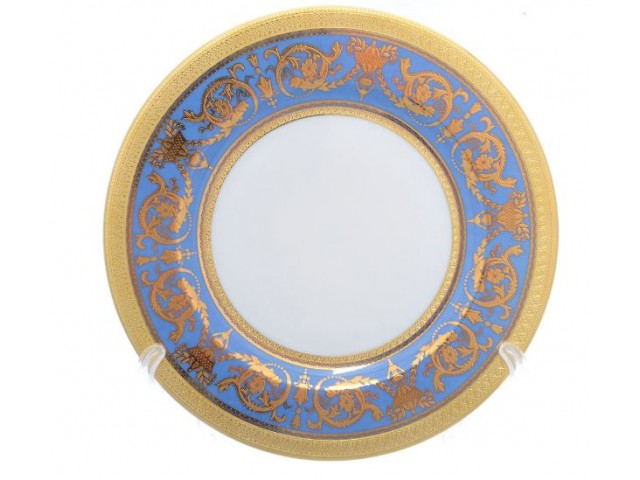 Набор тарелок 21 см Falkenporzellan Imperial Blue Gold 6 шт