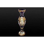 Ваза для цветов 110 см Bohemia Лепка Синяя E-V