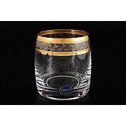 Набор стаканов для виски 290 мл Идеал Золотой листок Crystalite Bohemia 6 шт