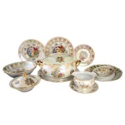 Столовый сервиз Магнолия Мадонна перламутр MZ на 6 персон 27 предметов