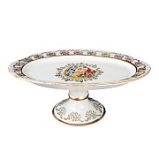 Блюдо овальное Мадонна перламутр Корона Queens Crown 25 см