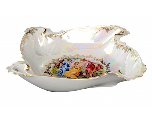 Салатник 31 см Мадонна перламутр Корона Queens Crown